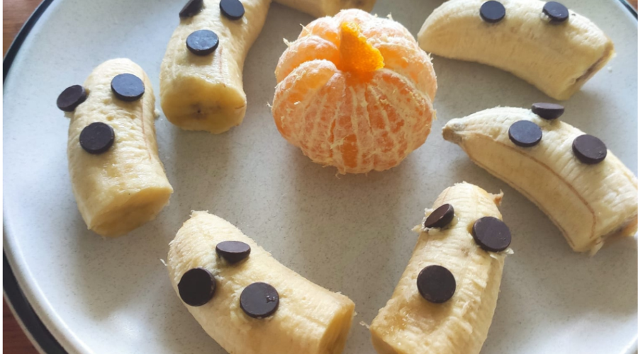 idée gouter fruité pour enfants Halloween